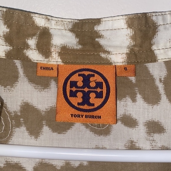 Tory Burch Stephanie Sequin Embellished Tunic Cotton Top - Picture 3 of 7